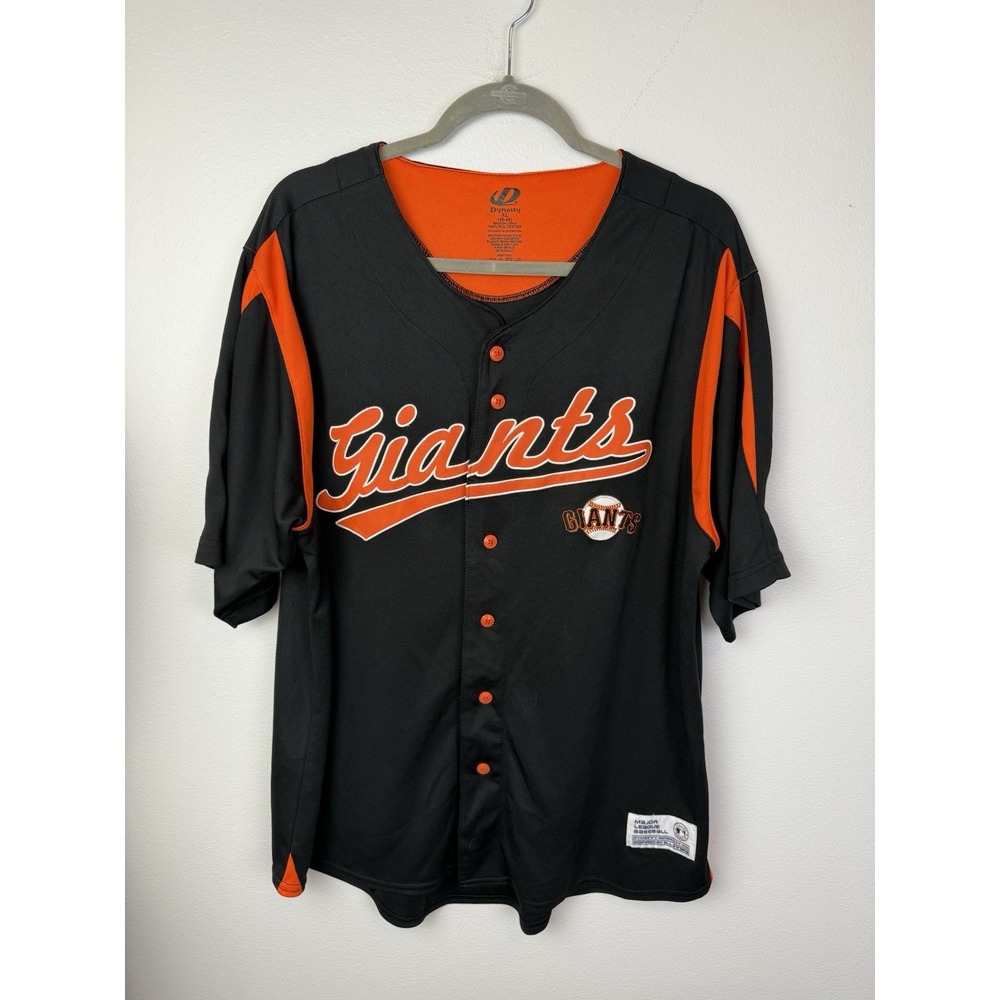 Dynasty Series San Francisco Giants MLB Embroidered Button Up Baseball Jersey XL